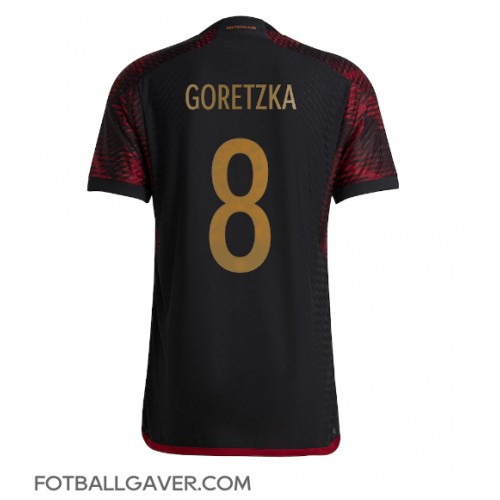 Tyskland Leon Goretzka #8 Fotballklær Bortedrakt VM 2022 Kortermet